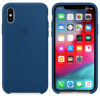 Capa De Silicone Para Iphone Xs Max Horizonte Azul Img 02