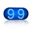 Placa de LED Luminosa 99 Azul com Conexao Isqueiro Veicular IMG 01